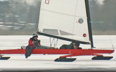 Eissegeln auf dem Beetzsee – Bericht vom rbb